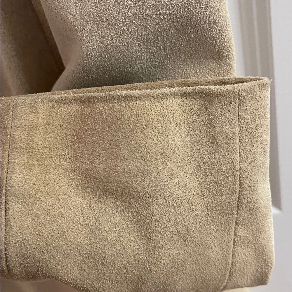 Banana Republic y2k double breasted suede car coat sz M